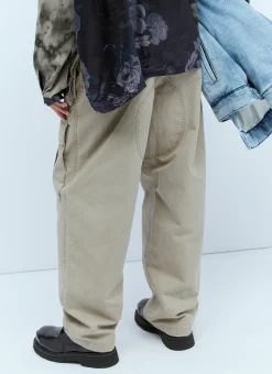 Men Acne Studios Pants^Logo Embroidery Cargo Pants