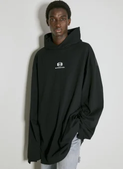 Men Balenciaga Sweatshirts^Logo Embroidery Deconstructed T-Shirt