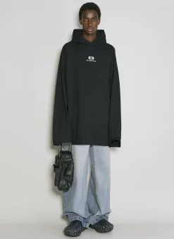 Men Balenciaga Sweatshirts^Logo Embroidery Deconstructed T-Shirt