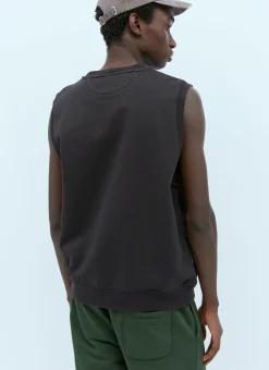 Men Stüssy Tops^Logo Embroidery Fleece Vest