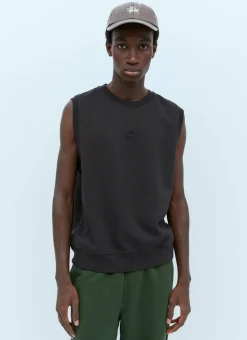 Men Stüssy Tops^Logo Embroidery Fleece Vest