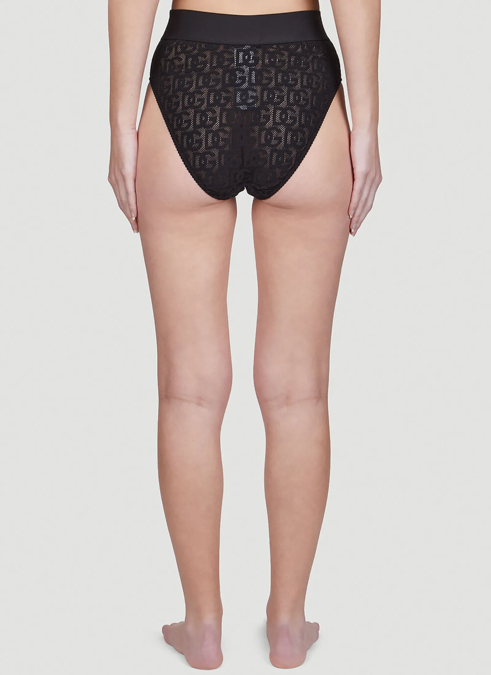 Logo Embroidery High Waist Briefs>Dolce & Gabbana New