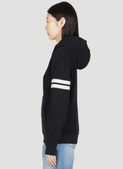 Logo Embroidery Hooded Sweatshirt></noscript>Saint Laurent