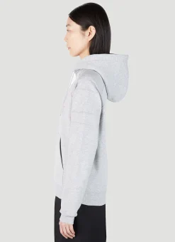 Logo Embroidery Hooded Sweatshirt><noscript><img width=