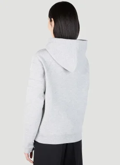 Logo Embroidery Hooded Sweatshirt><noscript><img width=