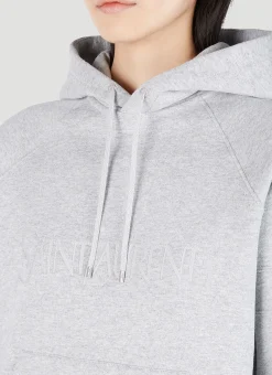 Logo Embroidery Hooded Sweatshirt><noscript><img width=