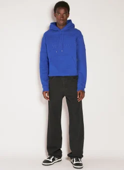 Men Saint Laurent Sweatshirts^Logo Embroidery Hooded Sweatshirt