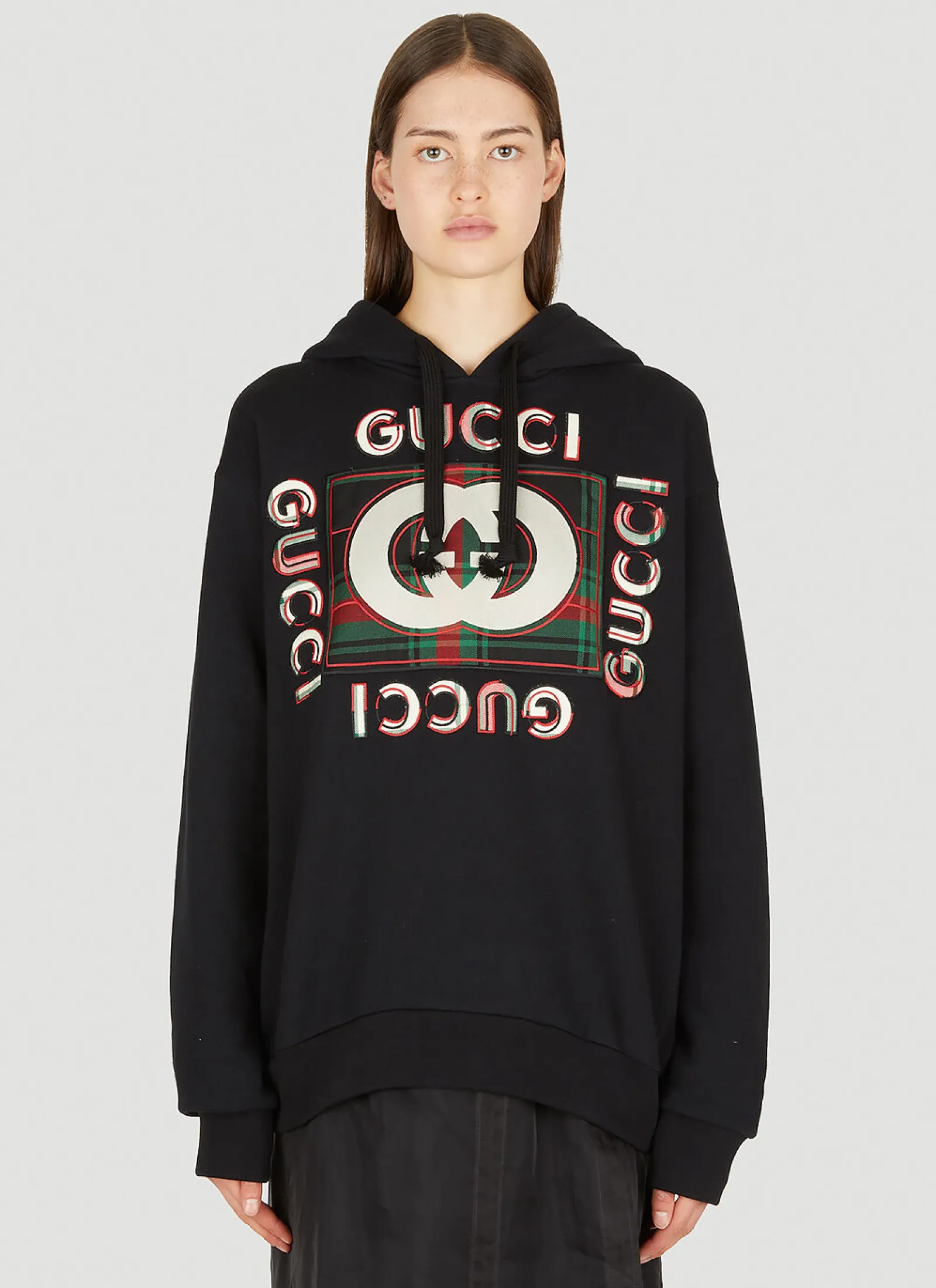 Logo Embroidery Hooded Sweatshirt>Gucci Best
