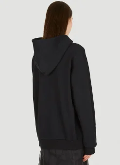 Logo Embroidery Hooded Sweatshirt><noscript><img width=