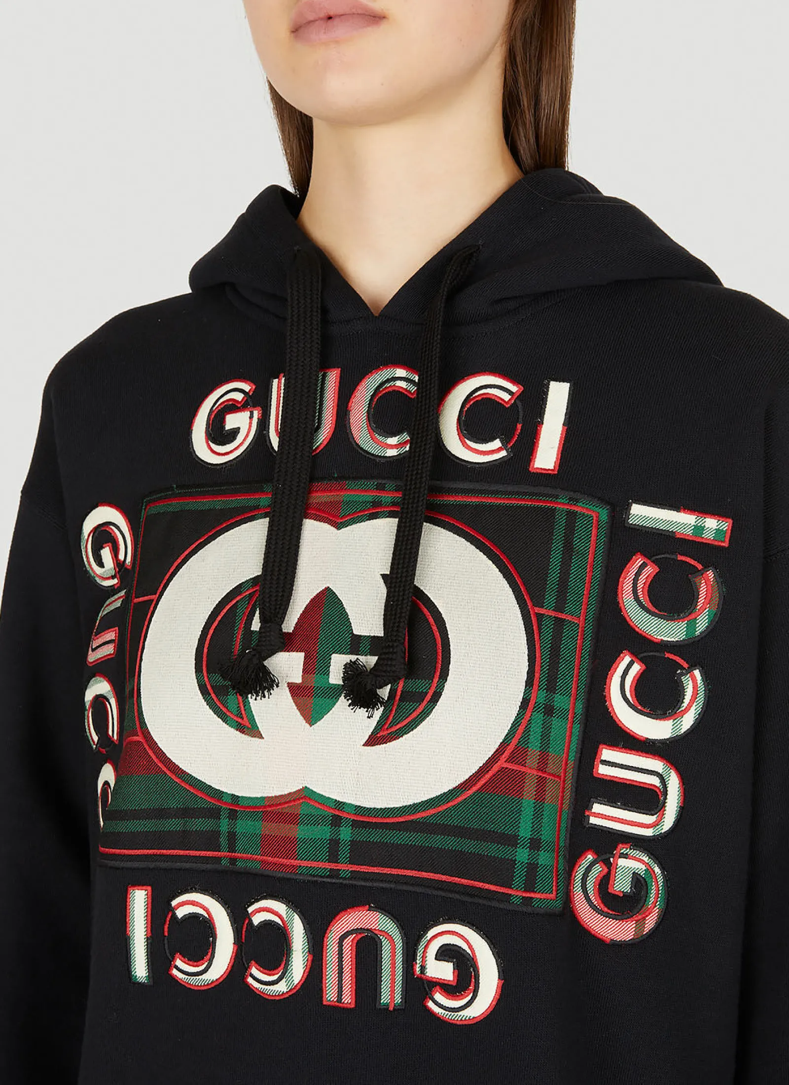 Logo Embroidery Hooded Sweatshirt>Gucci Best