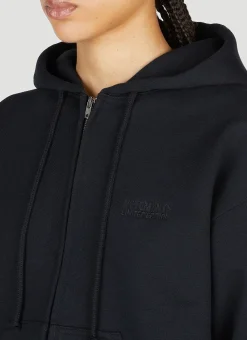 Logo Embroidery Hooded Sweatshirt></noscript>VETEMENTS New