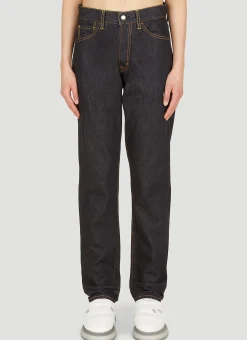 Logo Embroidery Jeans>7 Moncler FRGMT Hiroshi Fujiwara