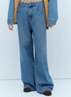 Logo Embroidery Jeans></noscript>Miu Miu Clearance