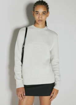 Logo Embroidery Knit Sweater>Prada Best