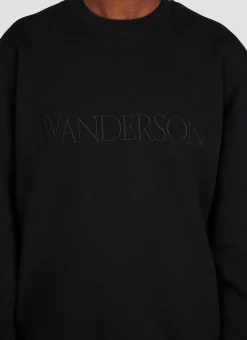 Logo Embroidery Sweatshirt></noscript>JW Anderson