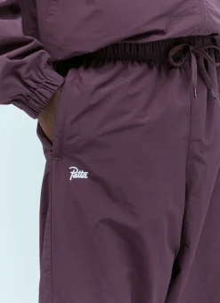 Men Patta Track Pants^Logo Embroidery Track Pants
