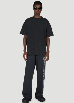 Men Balenciaga Track Pants^Logo Embroidery Track Pants