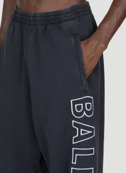 Men Balenciaga Track Pants^Logo Embroidery Track Pants