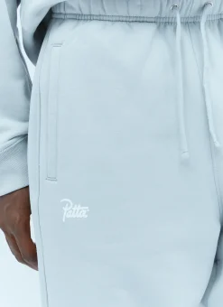 Men Patta Track Pants^Logo Embroidery Track Pants