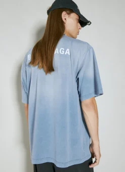 Men Balenciaga T-Shirts^Logo Embroidery T-Shirt
