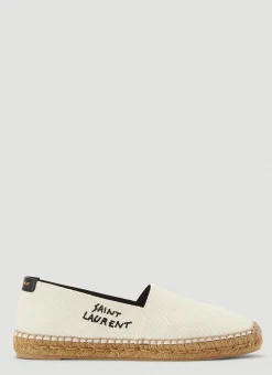 Logo Espadrilles Shoes>Saint Laurent Sale
