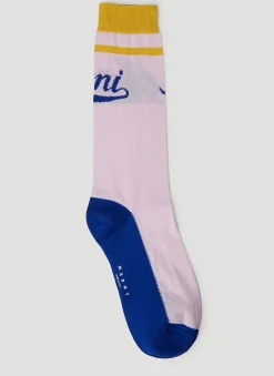 Men Marni Socks^Logo Intarisa Socks