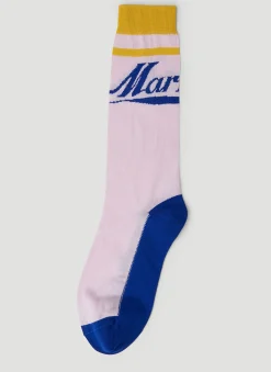 Men Marni Socks^Logo Intarisa Socks