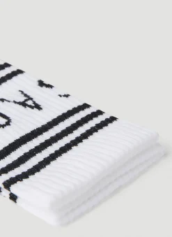 Men Versace Socks^Logo Intarsia Athletic Socks