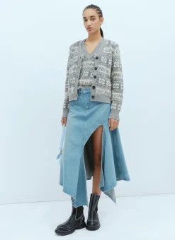 Logo Intarsia Cardigan>GANNI Discount