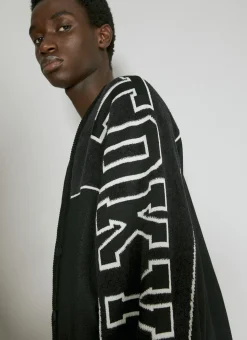 Men Y-3 Knitwear^Logo Intarsia Cardigan