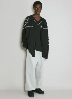 Men Y-3 Knitwear^Logo Intarsia Cardigan