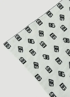 Men Dolce & Gabbana Scarves^Logo Intarsia Scarf