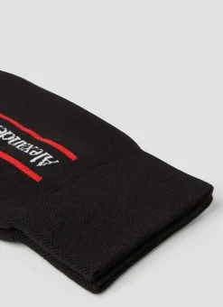 Men Alexander McQueen Socks^Logo Intarsia Socks