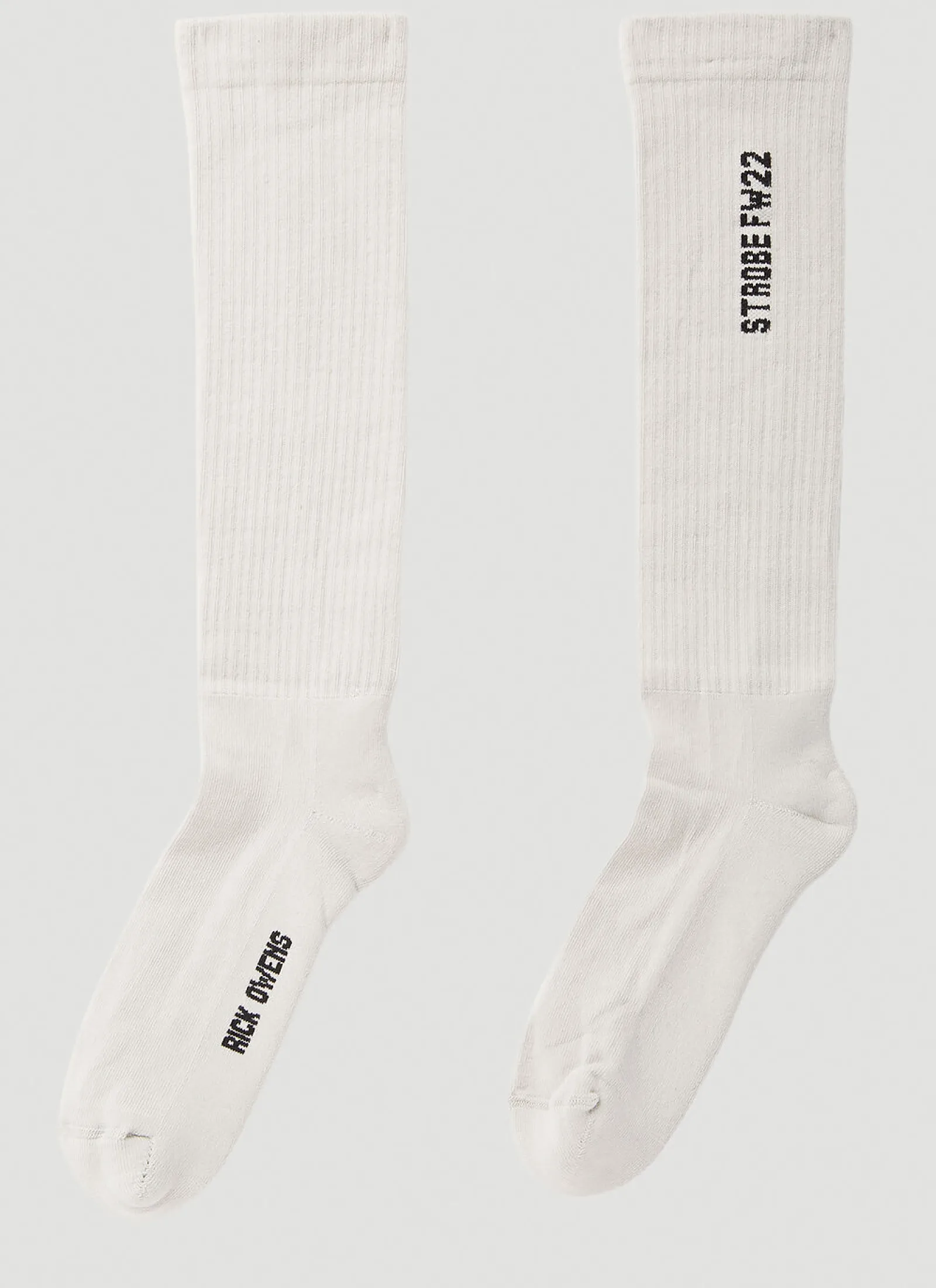 Men Rick Owens Socks^Logo Intarsia Socks