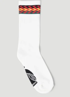 Men Lanvin Socks^Logo Intarsia Socks