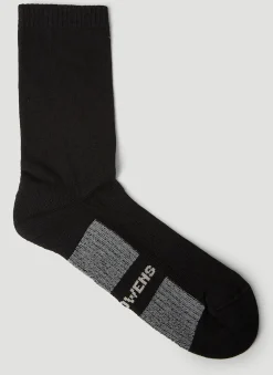 Men Rick Owens Socks^Logo Intarsia Socks