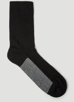 Men Rick Owens Socks^Logo Intarsia Socks