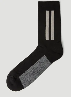 Men Rick Owens Socks^Logo Intarsia Socks