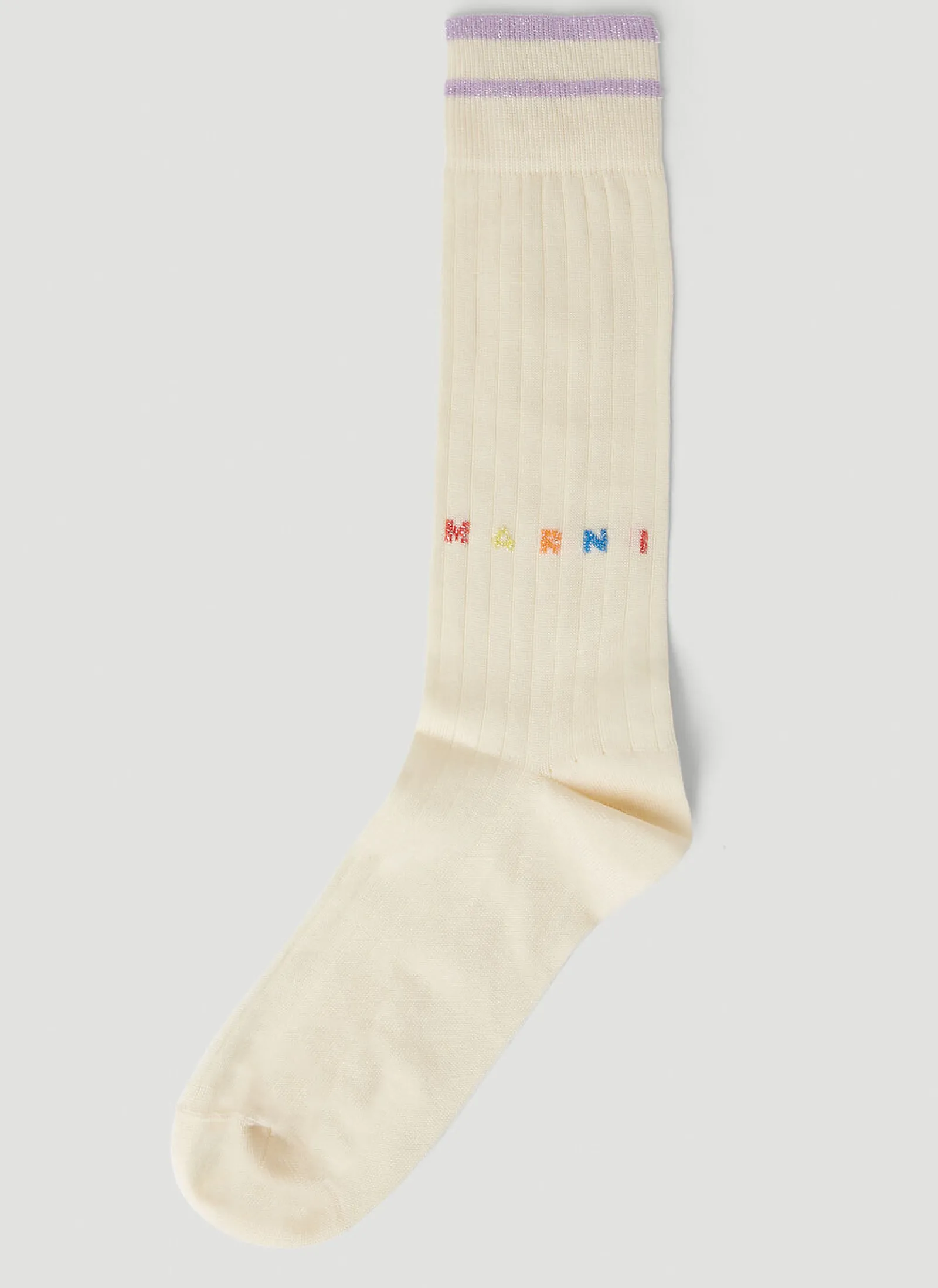 Men Marni Socks^Logo Intarsia Socks
