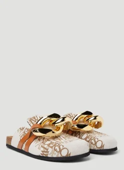 Men JW Anderson Loafers^Logo Jacquard Chain Loafers