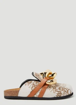 Logo Jacquard Chain Loafers>JW Anderson Sale