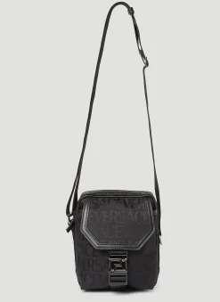 Men Versace Crossbody Bags^Logo Jacquard Crossbody Bag