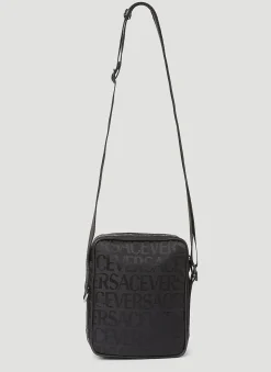 Men Versace Crossbody Bags^Logo Jacquard Crossbody Bag