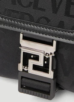 Men Versace Crossbody Bags^Logo Jacquard Crossbody Bag