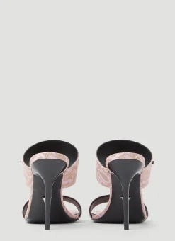 Logo Jacquard Mule Sandals></noscript>Versace New