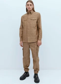 Men Versace Shirts^Logo Jacquard Overshirt