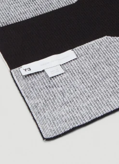 Men Y-3 Scarves^Logo Jacquard Scarf