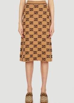 Logo Jacquard Skirt>Gucci Hot