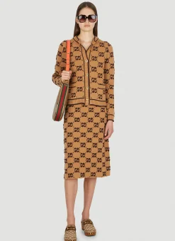 Logo Jacquard Skirt>Gucci Hot