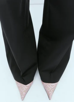 Logo Jacquard Slingback Pumps>Versace Best